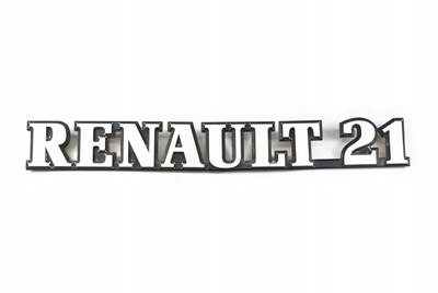 7700805887 значек надпись крышки багажника задняя renault 21 - оригинал !