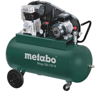 Компрессор масляный metabo мега 350 - 100 в 90 л 10 бар