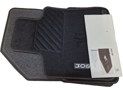 Коврики peugeot oe велюровые 1609852080 4 el.