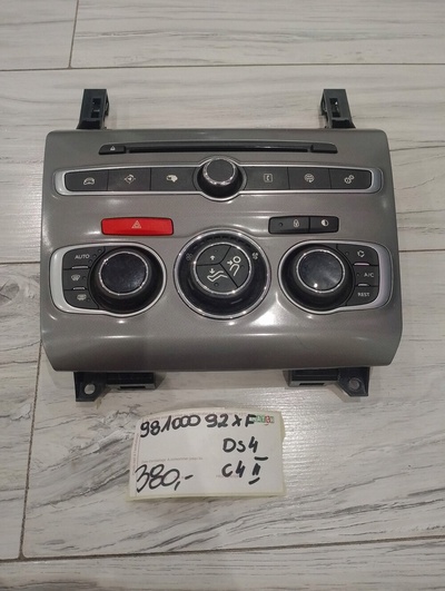 98100092XF панель кондиционера радио c4 ii ds4