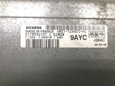 4M5112A650HC Блок управления двигателем Ford C-Max 2004 , S118934101