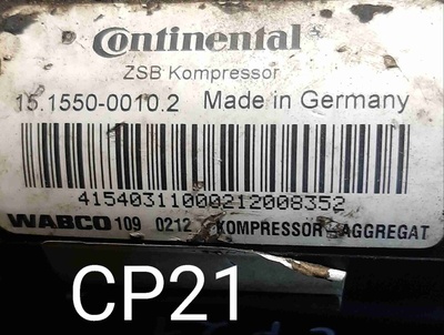 15155000102 Компрессор пневмоподвески Audi A6 C5 рестайлинг (2001—2004) 2003 151550-00102