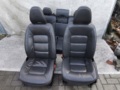0716 volvo xc70 ii 07 - 16 v70 iii кресла диван кожа чёрный вентилируемые горячее