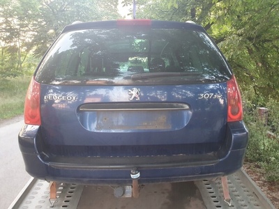 TYLNIA307sw крышка багажника стекло задняя задняя заднее peugeot 307sw 307 sw 2002r eged 80kw 1.6 benz