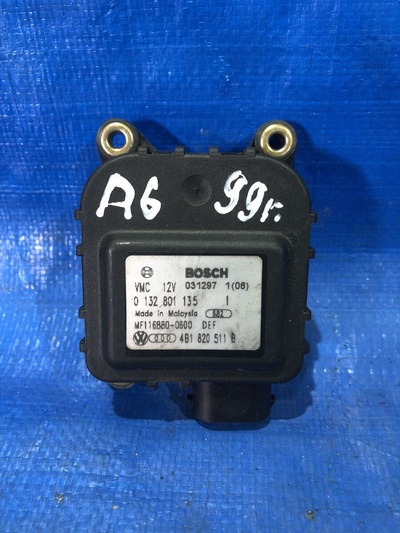 4B1820511B Электропривод заслонки отопителя Audi A6 C5 (1997—2001) 4B2 4B4 C5 1999