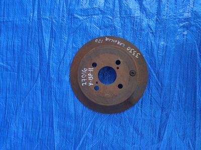 4243102070 Диск тормозной задний Toyota Corolla IX рестайлинг (2003—2007) ZZE120 ZZE122 ZZE121 CDE120 2004