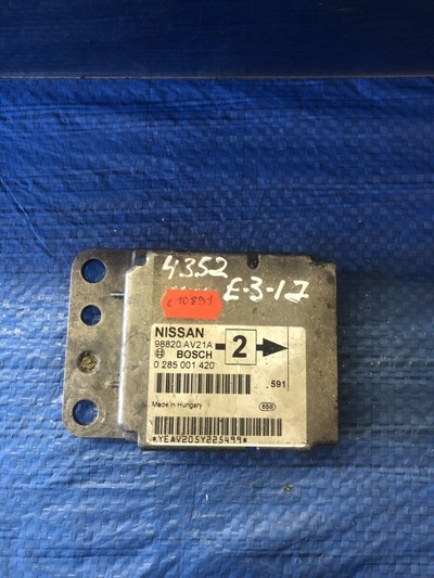 98820AV21A Блок управления AIR BAG Nissan Primera P12 (2001—2008) P12 2002