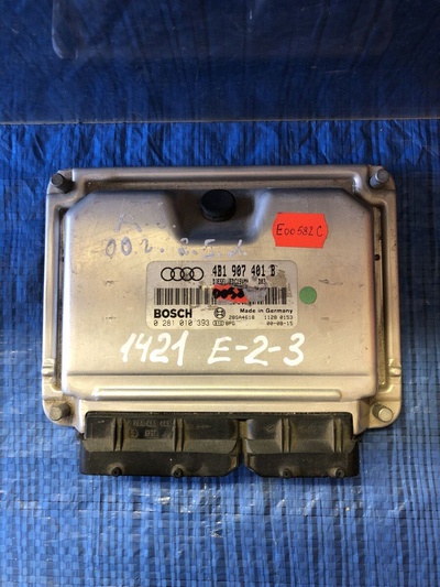 4B1907401B Блок управления двигателем Audi A6 C5 (1997—2001) 4B2 4B4 C5 2000