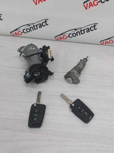 1K0905851 Замок зажигания Skoda Octavia A7 2018 , 5Q0905865, 5E0959752K, 5E0837167A