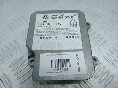 6Q0909605B Блок управления Air Bag Volkswagen Passat 5 (1996-2000) 2000 ,1C0909605B00E