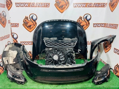 LR117302 передняя в сборе range rover evoque l551 2.0d 6pdc под камеру капот фара