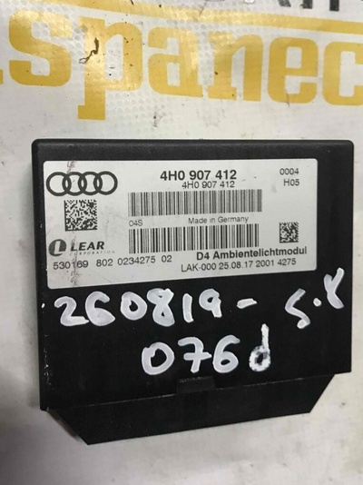 4H0907412 Блок комфорта Audi S8 D4 2016 4H0 907 412