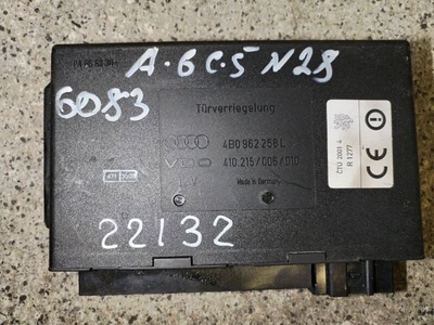 4B0962258L Блок комфорта AUDI A6 C5+ 2003
