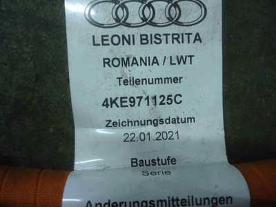 4KE971125C Провод высоковольтный Audi E-Tron I (2018—2023) 2021