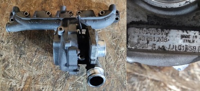 30751708 турбокомпрессор volvo s80ii v70 iii 2.4 d5