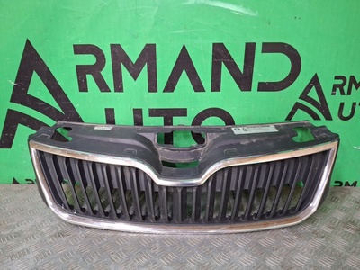 5JA8536689B9 решетка радиатора Skoda Rapid 1 2014-2020 , 5JA853668, 7