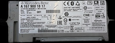 A1679001817 мерседес мультимедиа навигация ntg6 mid ece