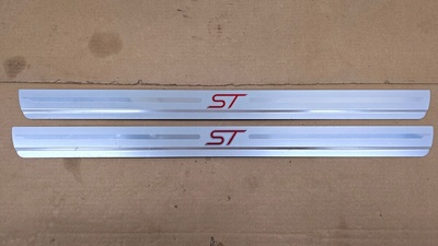 ST150 Форд фиеста mk6 v 2.0 16v st 150 2005 - 2008 rok алюминиевые накладки порогов