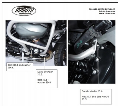 RDMCF47S защита двигателя gmole bmw r 1200 gs adventure 2014