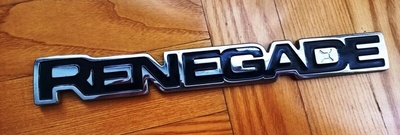 520050580 значек эмблема для джип надпись renegade
