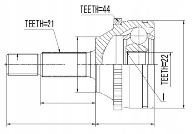 NPZRE010 npz - re - 010 nty шрус внешний