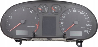 8L0920933N Audi a3 8l рестайлинг спидометр часы щиток приборов fis 1.6 1.8 eu