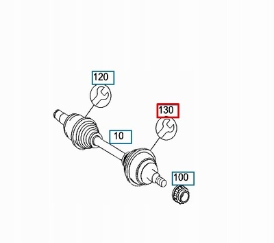 A1663300285 mercedes - benz gl x166 фронт outer резюме joint boot комплект