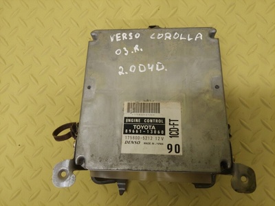 8966113060 toyota corolla verso 2.0 d4d блок управления двигателя