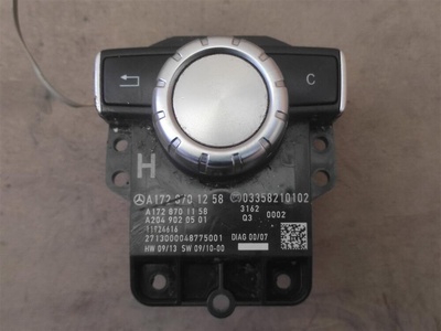 A1728701258 Джойстик управления мультимедиа Mercedes CLS W218 2013 , , A1728701458, A1729000312, A2049020501, A2129001723