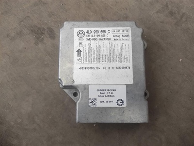 4L0959655C Блок AirBag Audi Q7 4L 2011 , , 00399D08DZ7B, 4L0910665D, , 5WK43720,