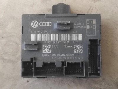 4F0959792T Блок управления двери Audi Q7 4L 2011 , , 4F0959792M, 8K0959792M