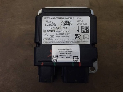 GX7314D374AH Блок AirBag Jaguar XE X760 2015 , , , T2H17117, T2H19065,