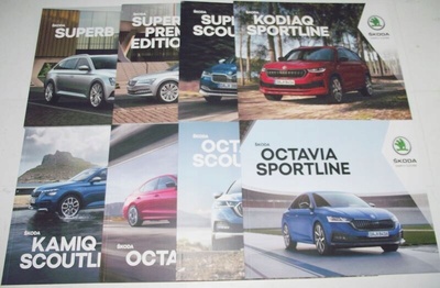 Skoda x 8 prospekty октавия kodiaq kamiq superb