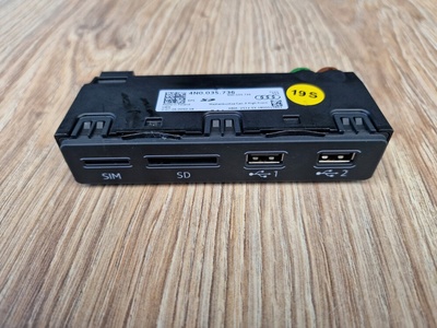SD4N0035736A audi oe считыватель порт разъем usb сим sd 4n0035736a