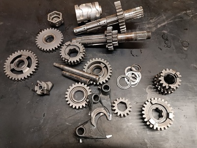 Ktm sx exc 125 / 200 кпп в сборе