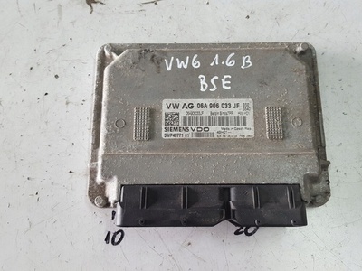 06A906033JF volkswagen гольф 6 vi 08 - 13r 1.6 8v mpi bse блок управления двигателя