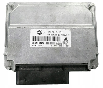 0AD927755 блок управления двигателя volkswagen touareg 3.0 be 5wk22063 programowan
