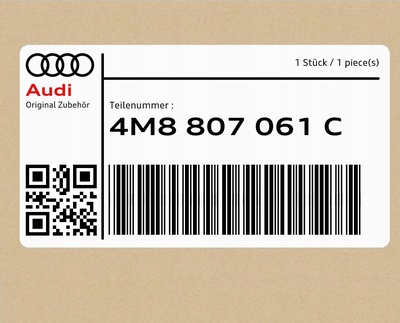 4M8807061CINTRAD передний спойлер налево audi rsq8
