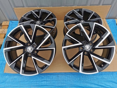 4× колесо алюминиевая skoda oe karoq 57a / kodiaq / октавия / superb / vrs / vega 8.0 