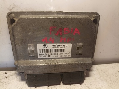 047906033D блок управления двигателя skoda fabia i 1.4 mpi 5wp4420109