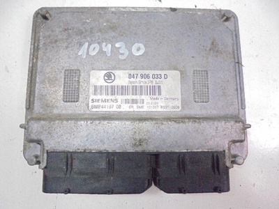 047906033D skoda fabia i блок управления двигателя 1 , 4mpi 5wp44197