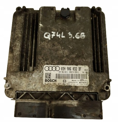03H906032BF Audi q7 4l 3.6 fsi блок управления двигателя bosch
