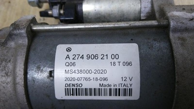 A2749062100 Стартер MERCEDES-BENZ E-CLASS W213 01/2016 - 2018