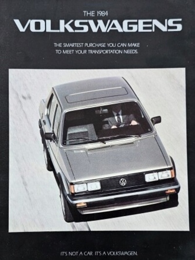 Volkswagen gti scirocco prospekt folder reklamowy