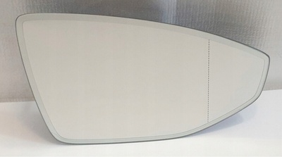 4N0857536E audi a8 4n фронт right door mirror glass