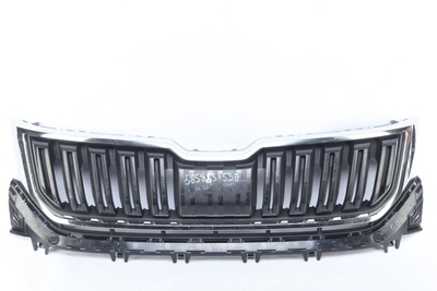 565853653A Решетка радиатора Skoda Kodiaq 1 NS7 до Рестайлинг 2016-2022