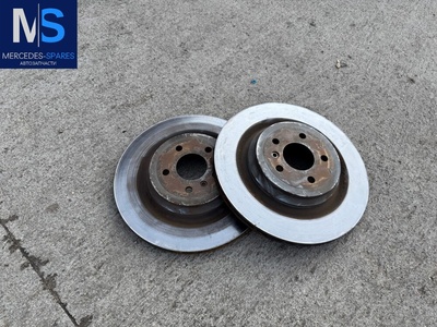 A1664230700 Диск тормозной задний Mercedes GL X166 2015 ,09A96111,,A1664230212