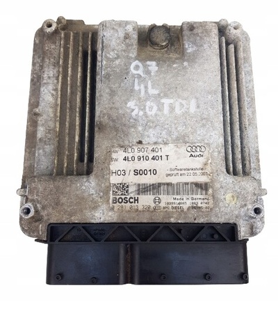 4L0910401T audi q7 4l 3.0 tdi блок управления двигателя
