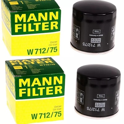 2× mann - filter в 712 / 75 фильтр масляный