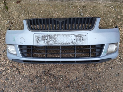 5J0807221D Бампер передний Skoda Roomster 1 restailing 2012